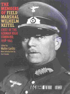 cover image of The Memoirs of Field-Marshal Wilhelm Keitel